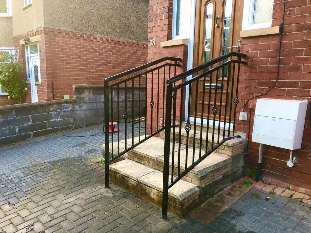 Metal Railing Stairs